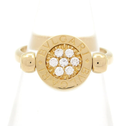 Bvlgari Ring Flip 18k Yellow Gold 18k White Diamond
