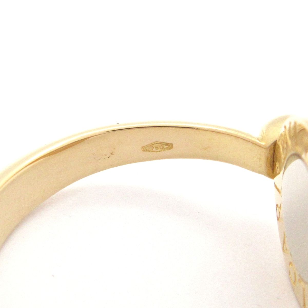 Bvlgari Ring Flip 18k Yellow Gold 18k White Diamond — view 6