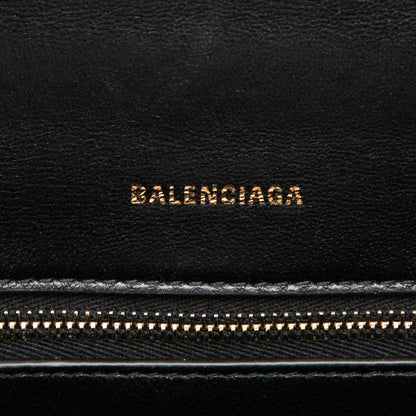 Balenciaga Hourglass Small Croco Shoulder — view 5