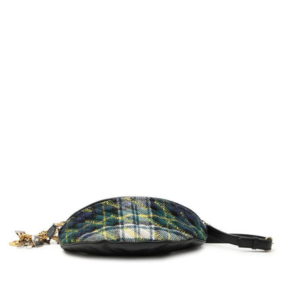 Balenciaga Check Veneer Belt Bag Multicolor Wool Leather — view 3