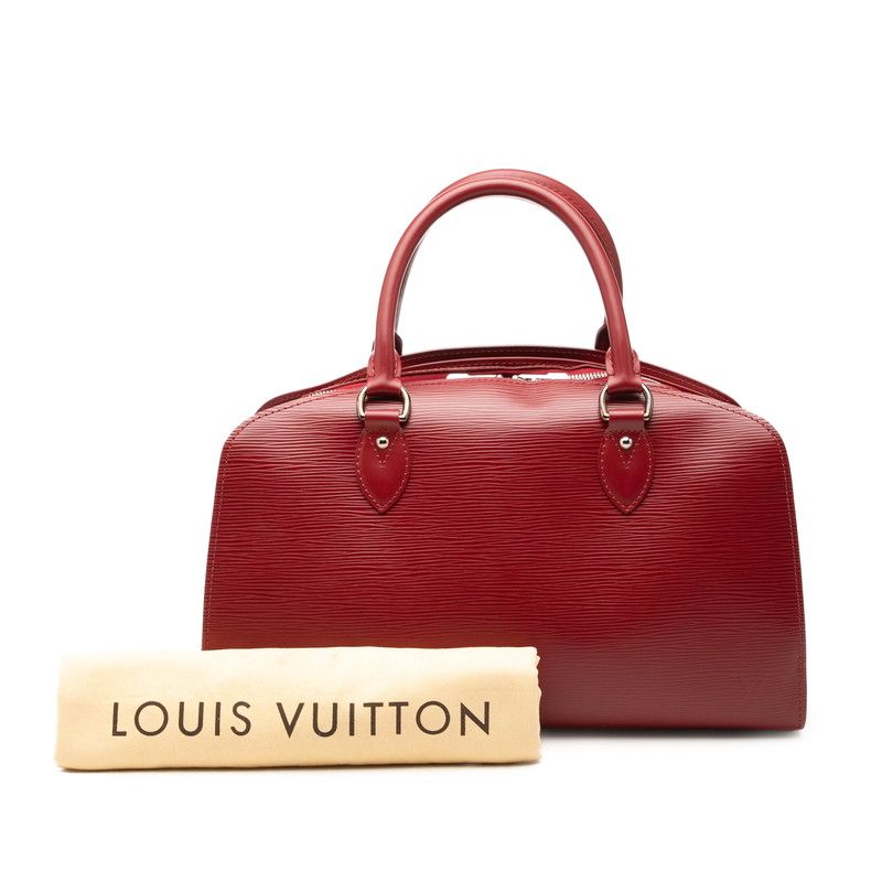 Louis Vuitton Epi Pont Neuf PM Handbag Ruby Red Leather — view 7