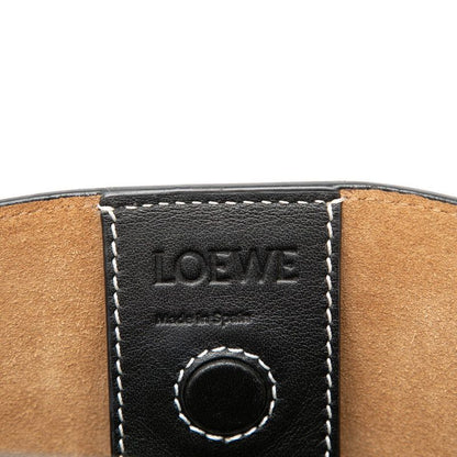 Loewe Anagram T Bucket 2-Way Shoulder Bag White Multicolor Leather — view 5