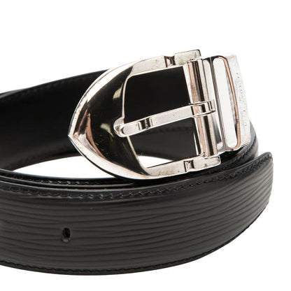 Louis Vuitton Epi Ceinture Classic Belt 110 44 Noir Black Leather — view 4