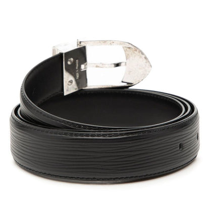 Louis Vuitton Epi Ceinture Classic Belt 110 44 Noir Black Leather — view 3