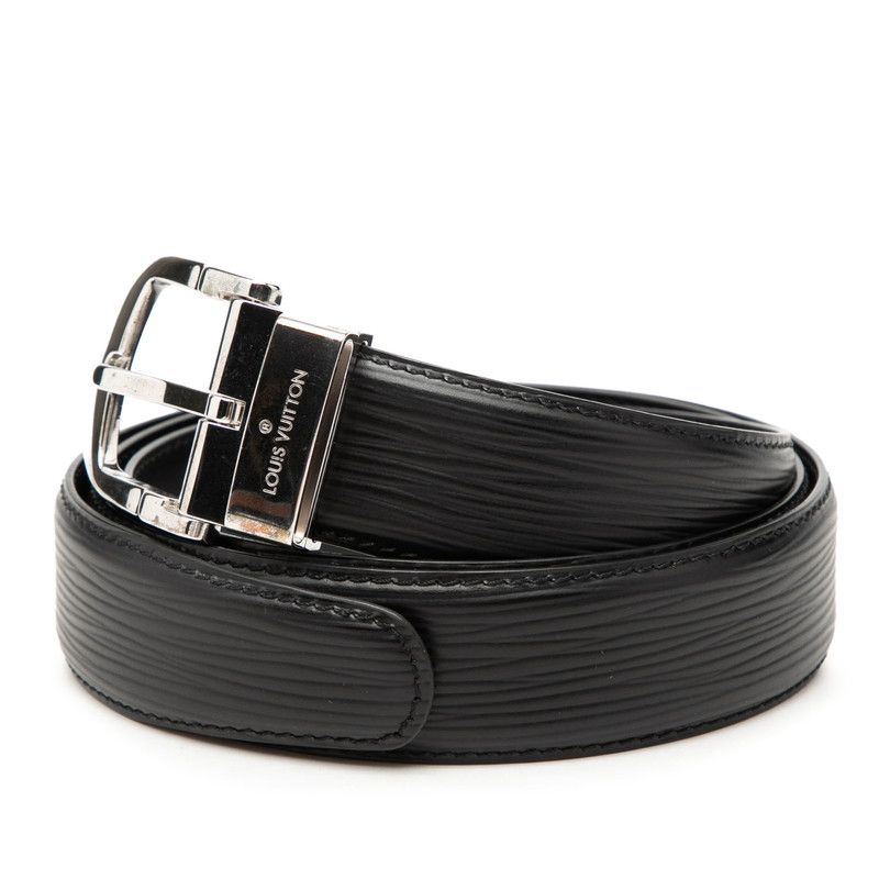 Louis Vuitton Epi Ceinture Classic Belt 110 44 Noir Black Leather — view 2