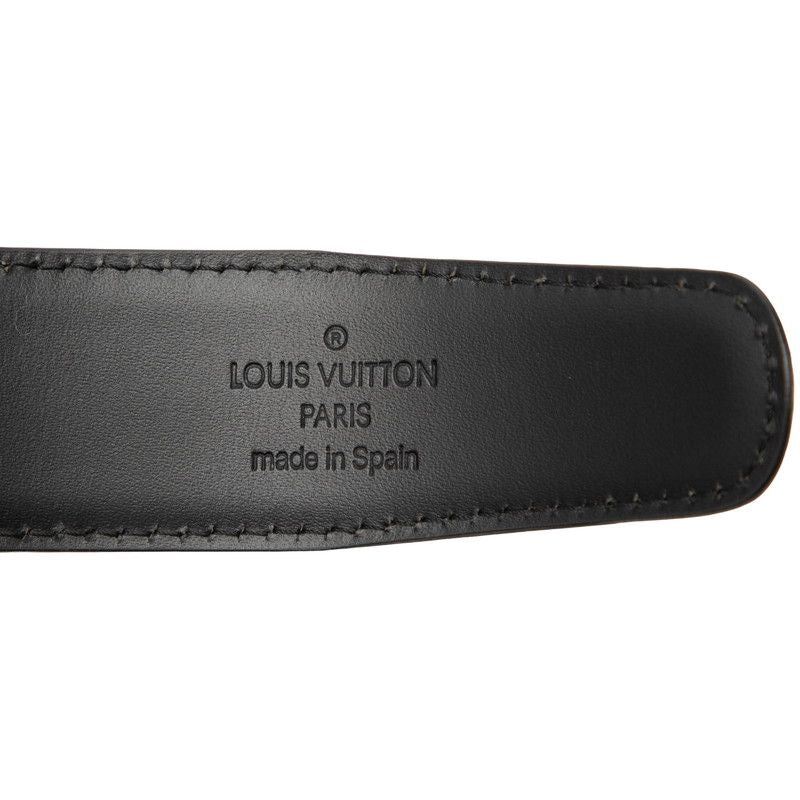 Louis Vuitton Epi Ceinture Classic Belt 110 44 Noir Black Leather — view 6