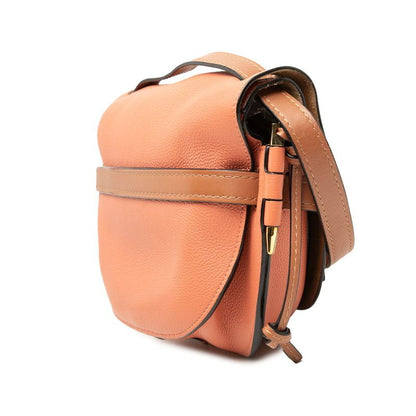 Loewe Anagram Gate Crossbody Shoulder Bag Pink Leather — view 2