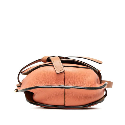 Loewe Anagram Gate Crossbody Shoulder Bag Pink Leather — view 3
