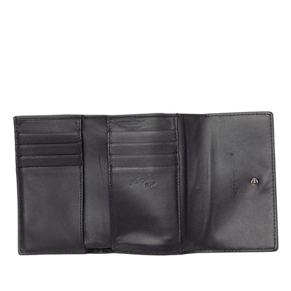 Diorama Trifold Wallet Black Patent Leather — view 4