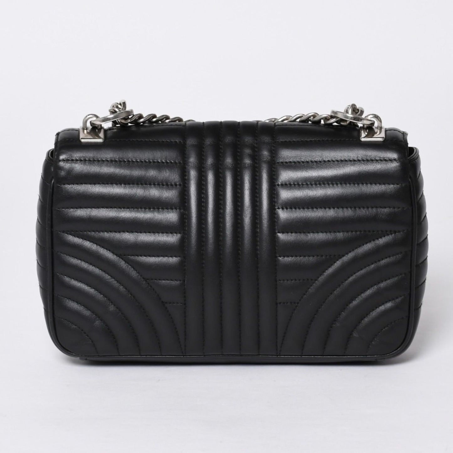 Prada Chain Flap Diagram Quilted Leather Medium Shoulder Bag — view 2
