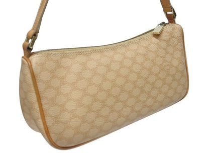Celine Hobo Mini Handbag Pouch Macadam Pattern Beige — view 4