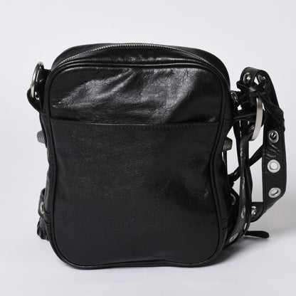 Balenciaga le Cagole XS Shoulder Bag Black Lambskin Silver — view 2