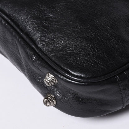 Balenciaga le Cagole XS Shoulder Bag Black Lambskin Silver — view 8