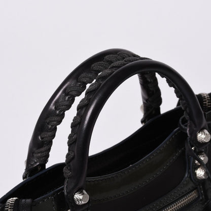 Balenciaga Giant Mini City 2-Way Shoulder Bag Black Silver — view 5