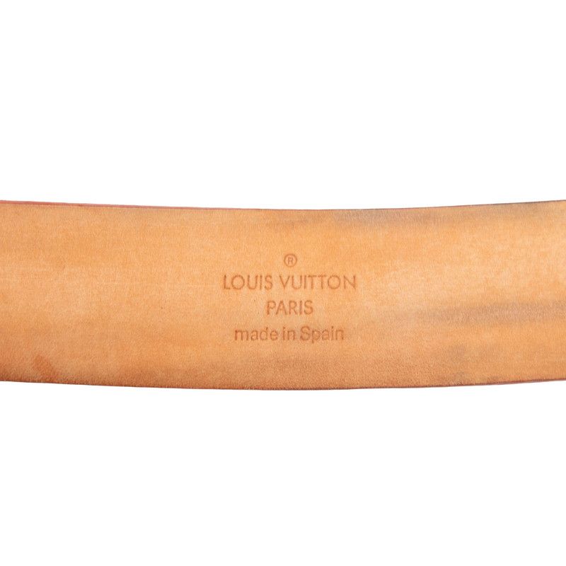 Louis Vuitton Monogram Multicolor Ceinture Carre Belt 90 36 Black Leather — view 6