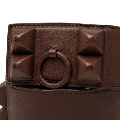 Hermes Collier de Chien 80 Brown Leather 1- Belt — view 4