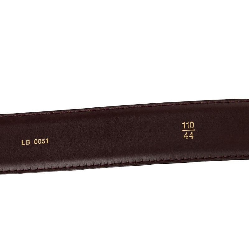 Louis Vuitton Taiga Ceinture 110 44 Acajou Leather 1- Belt — view 7