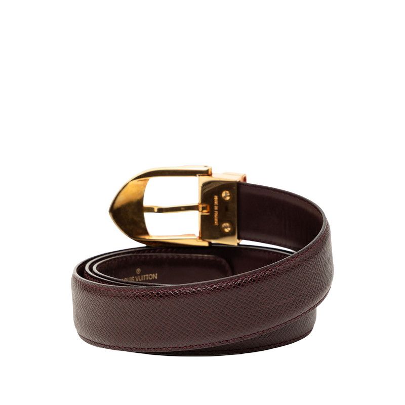 Louis Vuitton Taiga Ceinture 110 44 Acajou Leather 1- Belt — view 3