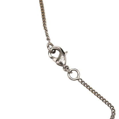 Chanel CC Logo Pendant Silver White Metal — view 4