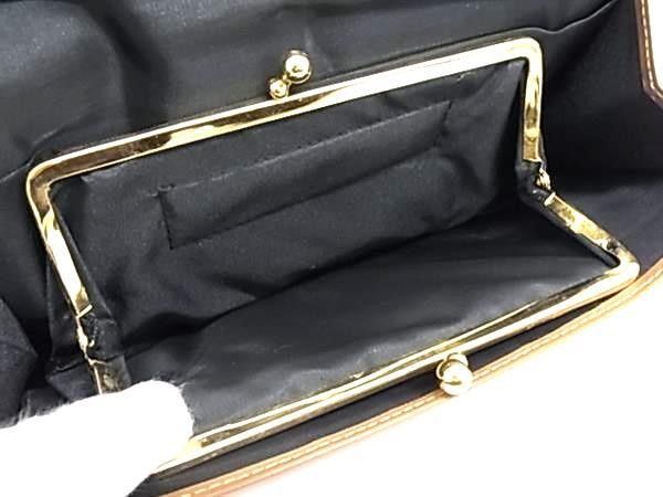 Dior Wallet Brown Leather Vintage Honeycomb Pattern Kiss Lock Bifold — view 5