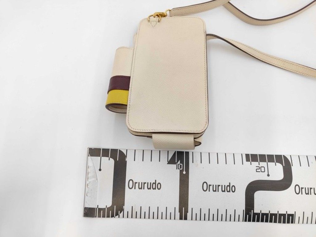 Hermes Phone Case Way Natal Jo Nunapur Veau Epsom Gold — view 2