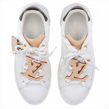 Louis Vuitton Time Out Line 36.5 Leather Sneakers Low Cut Shoes — view 7