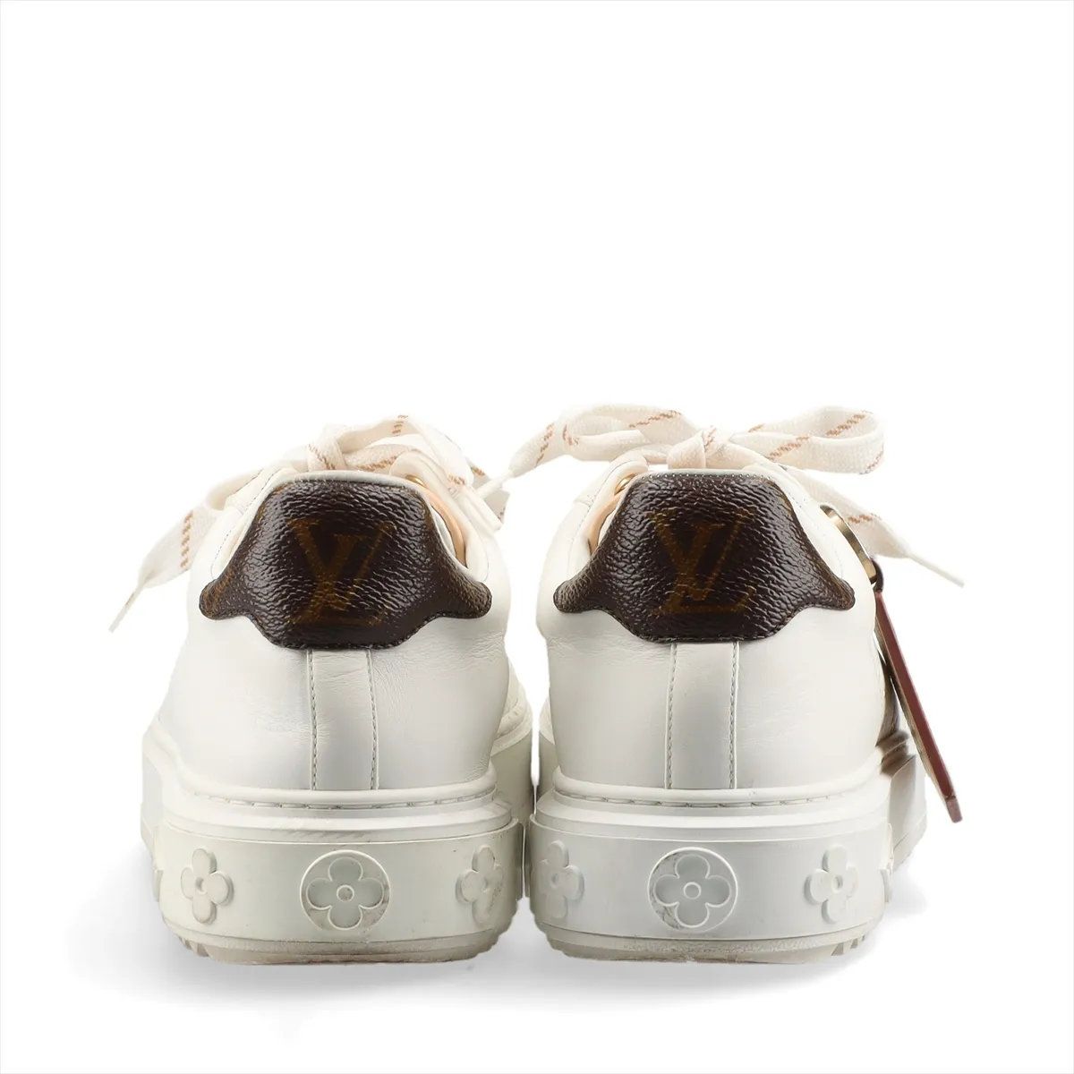 Louis Vuitton Time Out Line 36.5 Leather Sneakers Low Cut Shoes — view 6
