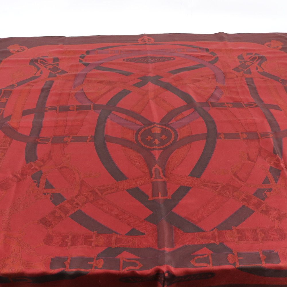 Hermes Tagged Carre Jean 140 Cavalcadour Scarf Large — view 8