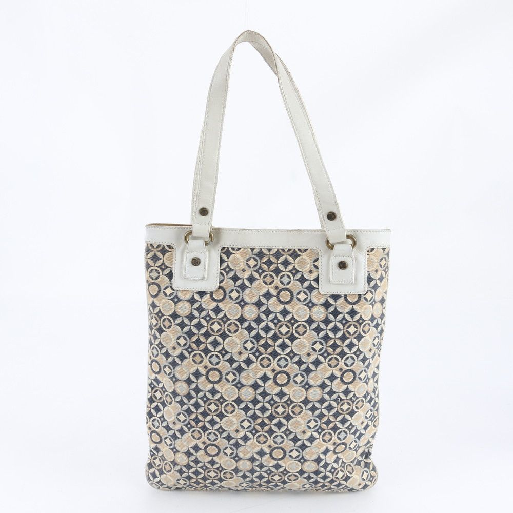 Celine Leather All Over Pattern Tote Shoulder Hand — view 3