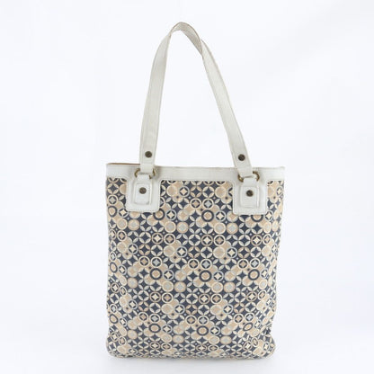 Celine Leather All Over Pattern Tote Shoulder Hand — view 3