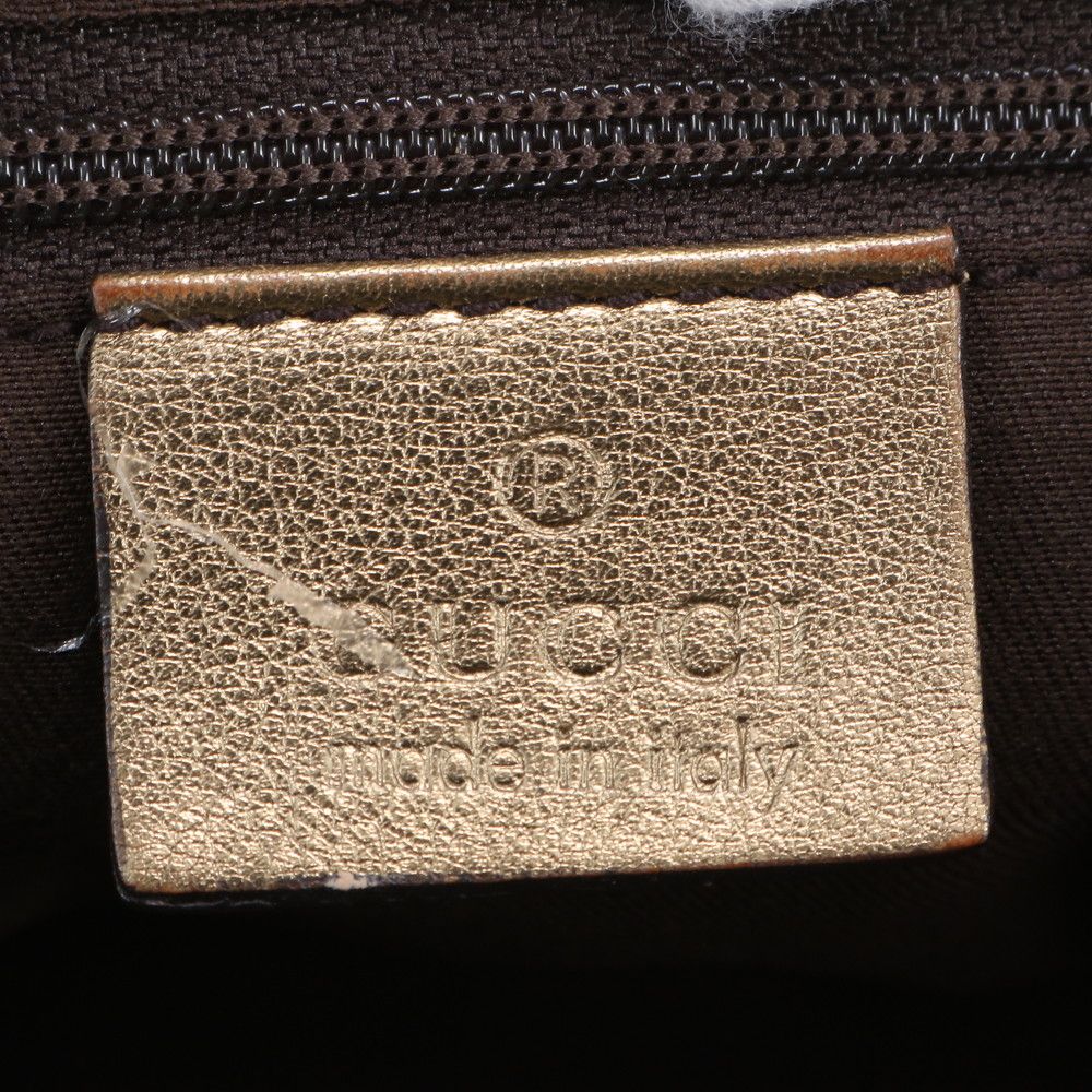 Gucci GG Nylon Princi Leather Shoulder Bag Tote Hand — view 8