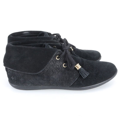 Louis Vuitton Monogram 36.5 Sneakers Lace Up Shoes Black — view 3