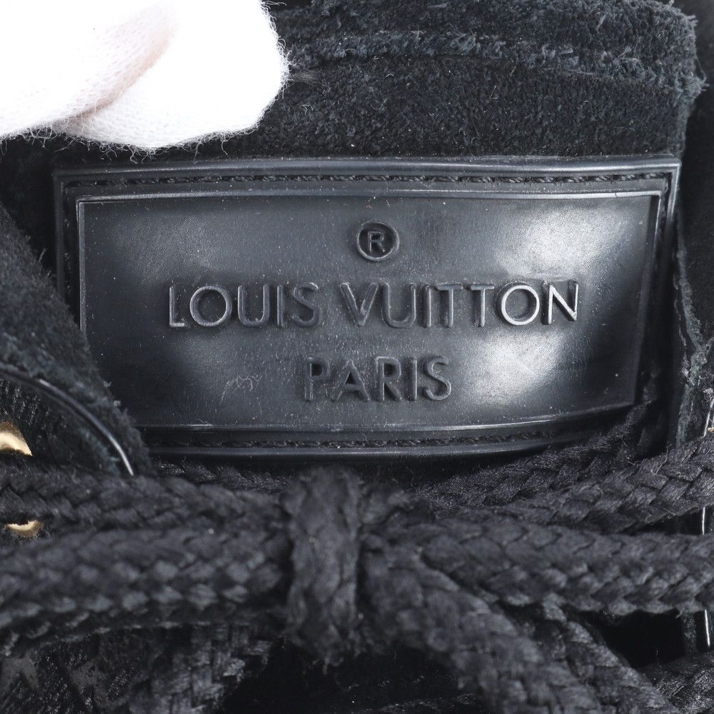 Louis Vuitton Monogram 36.5 Sneakers Lace Up Shoes Black — view 8