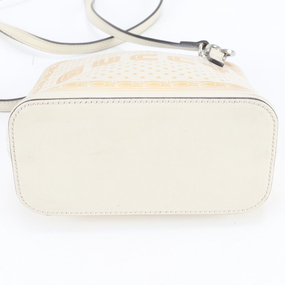 Gucci Sega Collaboration Guccy Print Leather Shoulder Bag Crossbody — view 6