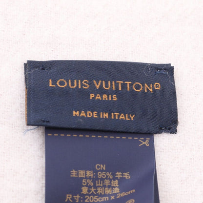 Louis Vuitton Tag Duo Infinity Scarf Cashmere Fringe Shawl — view 6