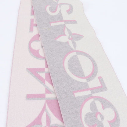 Louis Vuitton Tag Duo Infinity Scarf Cashmere Fringe Shawl — view 3