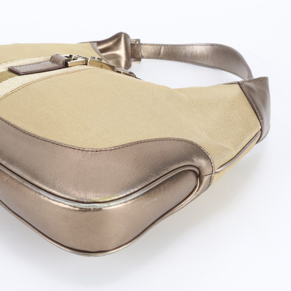 Gucci Jackie 001 Leather Shoulder Bag Hand — view 4