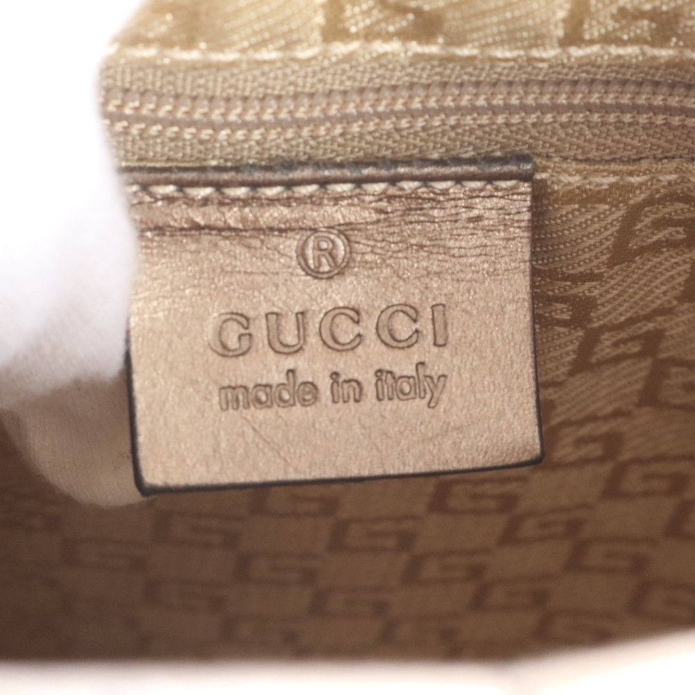 Gucci Jackie 001 Leather Shoulder Bag Hand — view 9