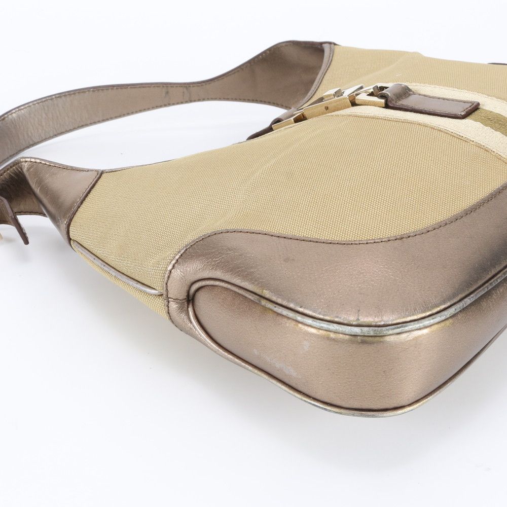 Gucci Jackie 001 Leather Shoulder Bag Hand — view 6