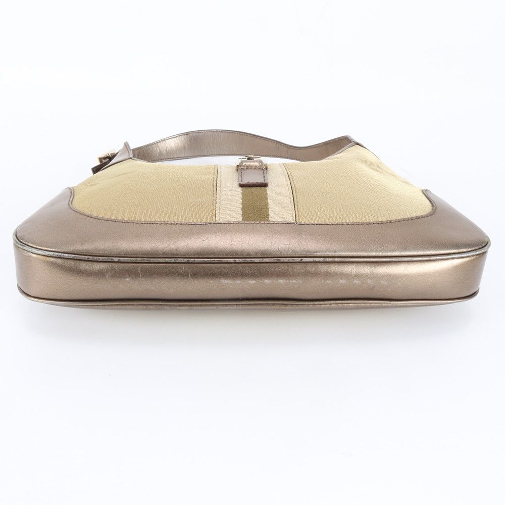 Gucci Jackie 001 Leather Shoulder Bag Hand — view 5