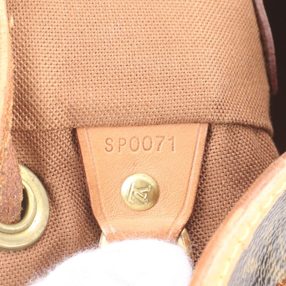 Louis Vuitton Monogram Montsouris Leather Backpack Shoulder — view 9