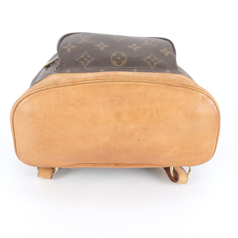 Louis Vuitton Monogram Montsouris Leather Backpack Shoulder — view 5