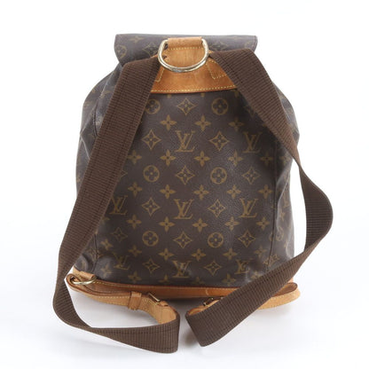 Louis Vuitton Monogram Montsouris GM Leather Backpack — view 3