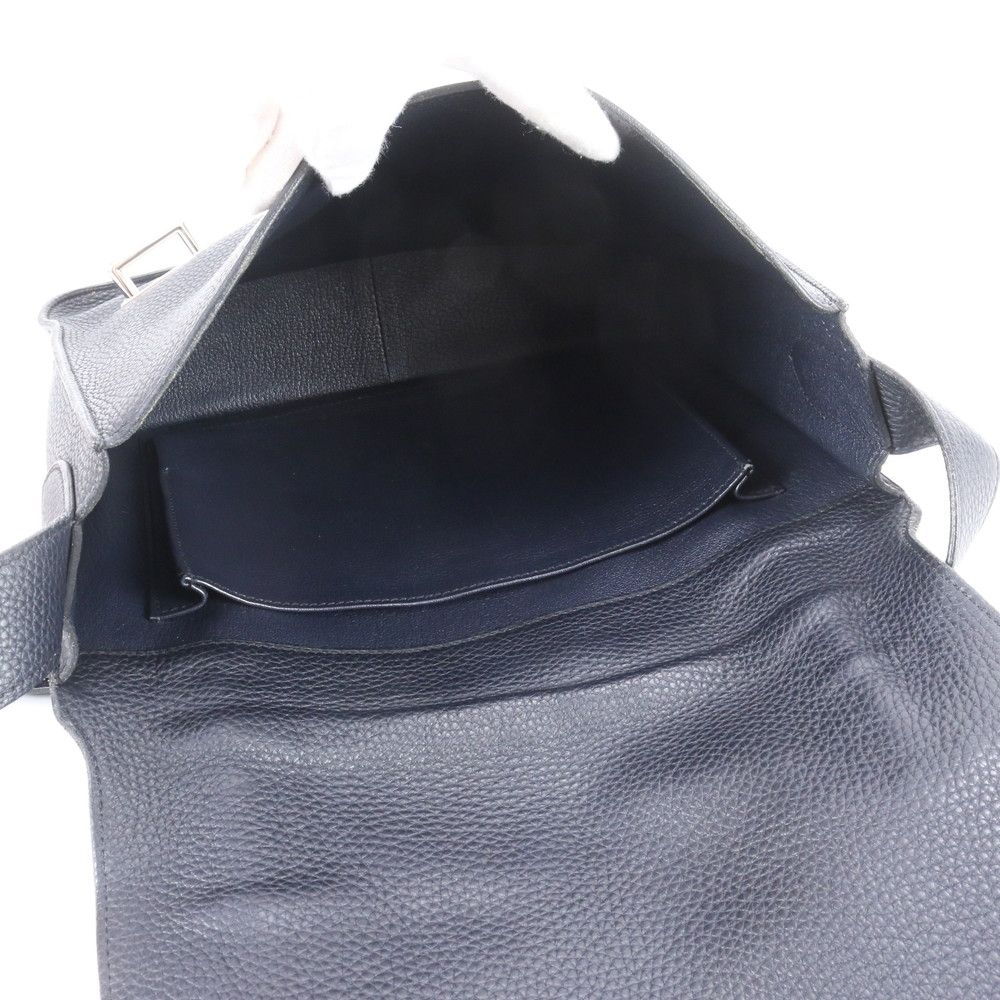 Hermes Steve Caporal 27 Taurillon Clemence Leather Shoulder Bag Crossbody — view 6