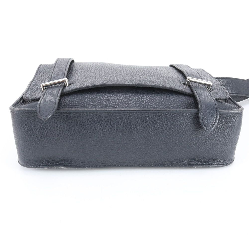 Hermes Steve Caporal 27 Taurillon Clemence Leather Shoulder Bag Crossbody — view 4