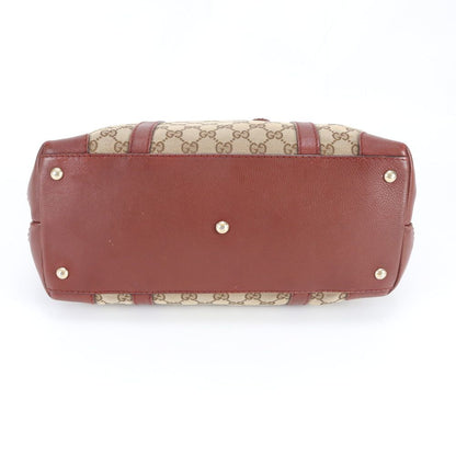 Gucci GG Canvas Marrakech Leather Tote Shoulder Hand — view 6