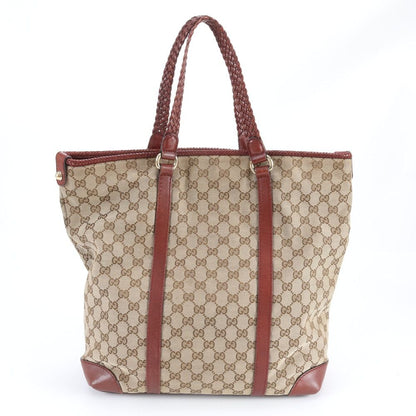 Gucci GG Canvas Marrakech Leather Tote Shoulder Hand — view 3