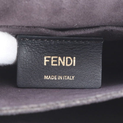 Fendi Canai Chain Leather 2-Way Shoulder Bag Crossbody Hand Tote — view 9
