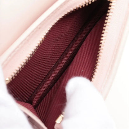 Gucci GG Emblem Compact Wallet Leather Bifold Pink — view 5