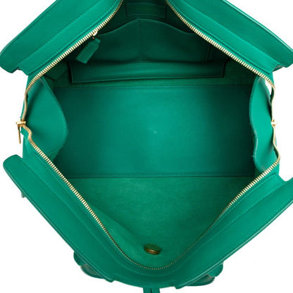 Saint Laurent Line Cabas Classic Tote Green Leather — view 4